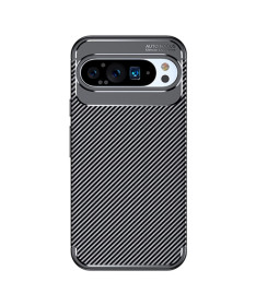 Coque Google Pixel 9/9 Pro style fibre de carbone - Noir