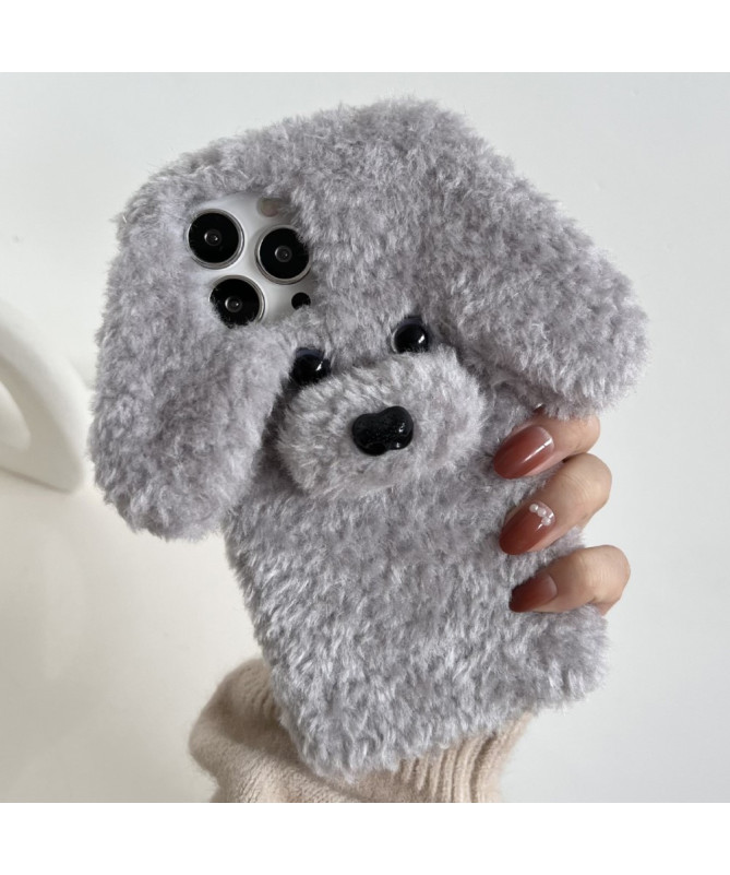 Coque iPhone 15 Pro Max Peluche Teddy Hiver