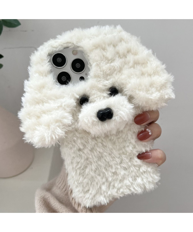 Coque iPhone 15 Pro Max Peluche Teddy Hiver