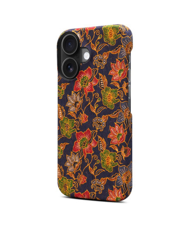 Coque iPhone 16 DENIOR Floral Vintage