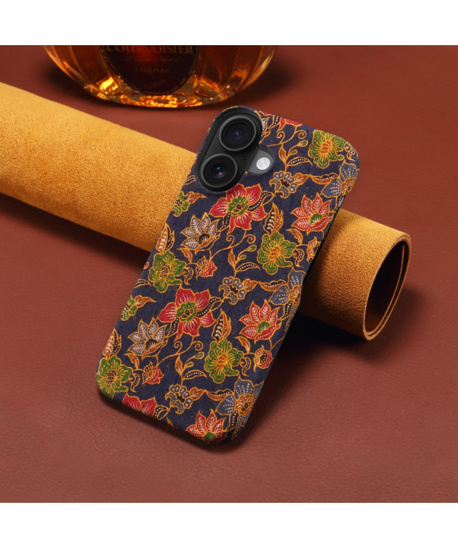 Coque iPhone 16 DENIOR Floral Vintage