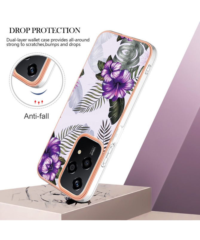 Coque Honor 200 Lite Style Purple Bloom