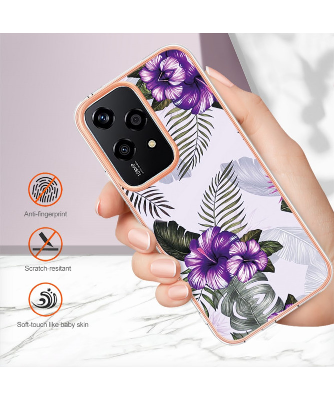 Coque Honor 200 Lite Style Purple Bloom