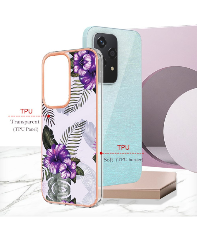 Coque Honor 200 Lite Style Purple Bloom