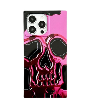 Coque iPhone 13 Pro Max Crâne Rose