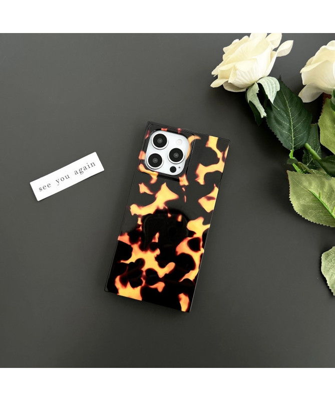 Coque iPhone 13 Pro Max Écaille de Tortue Flamboyant