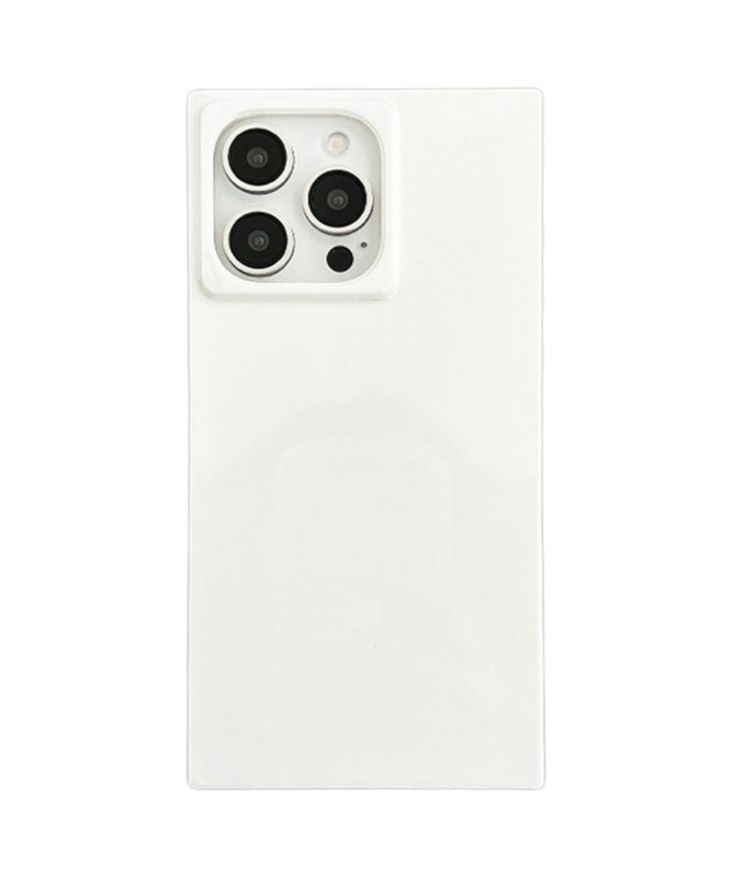 Coque iPhone 13 Pro Max Minimaliste Blanc Brillant