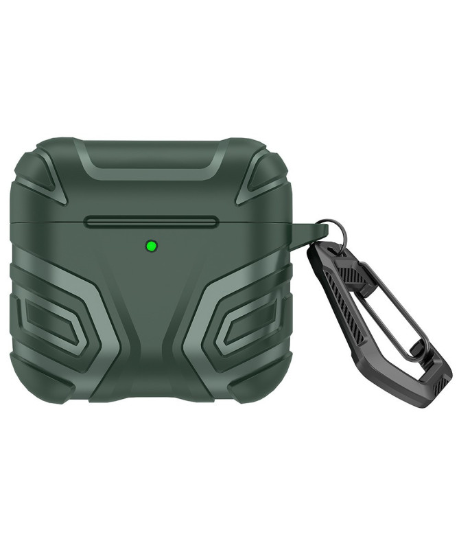 Coque AirPods 4 Design Renforcé Anti-Choc avec Mousqueton