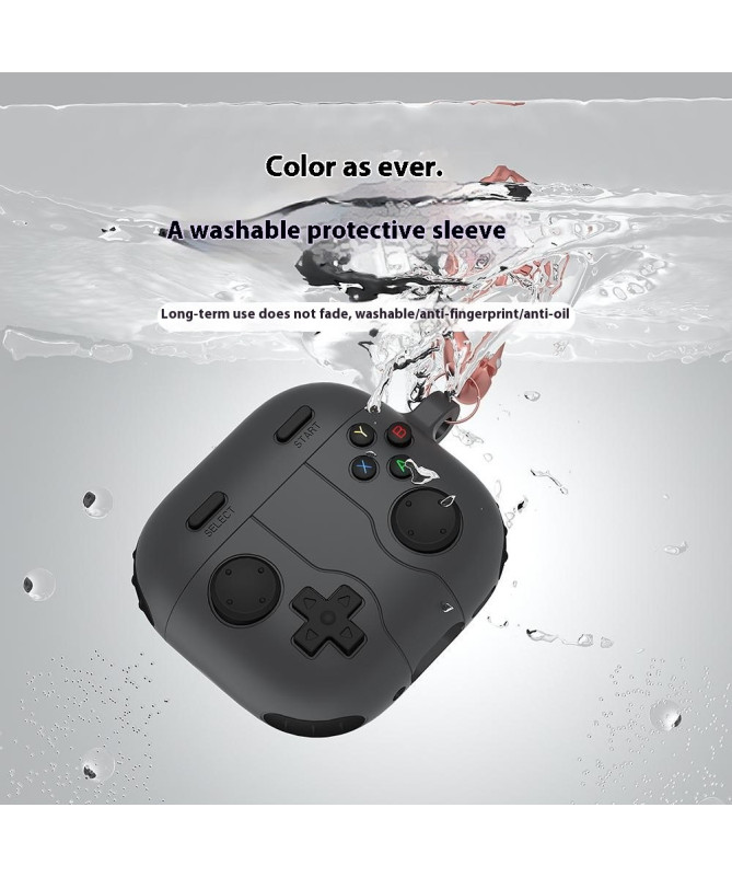 Coque AirPods 4 Design Manette de Jeu avec Mousqueton