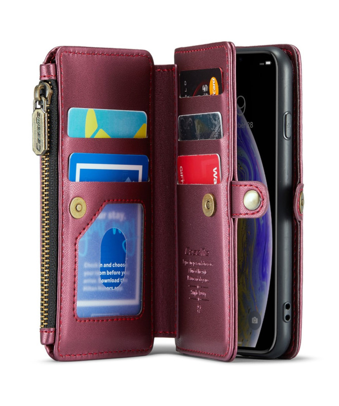 Housse iPhone X / XS Bandoulière avec Fermeture Zippée