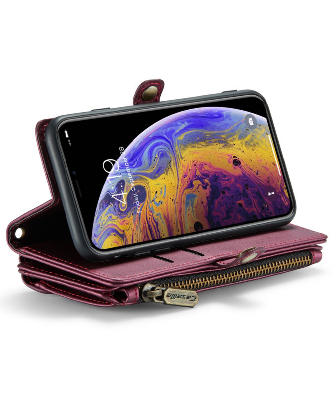 Housse iPhone X / XS Bandoulière avec Fermeture Zippée