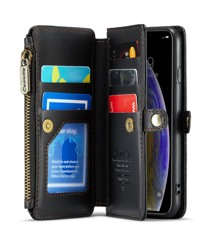 Housse iPhone X / XS Bandoulière avec Fermeture Zippée