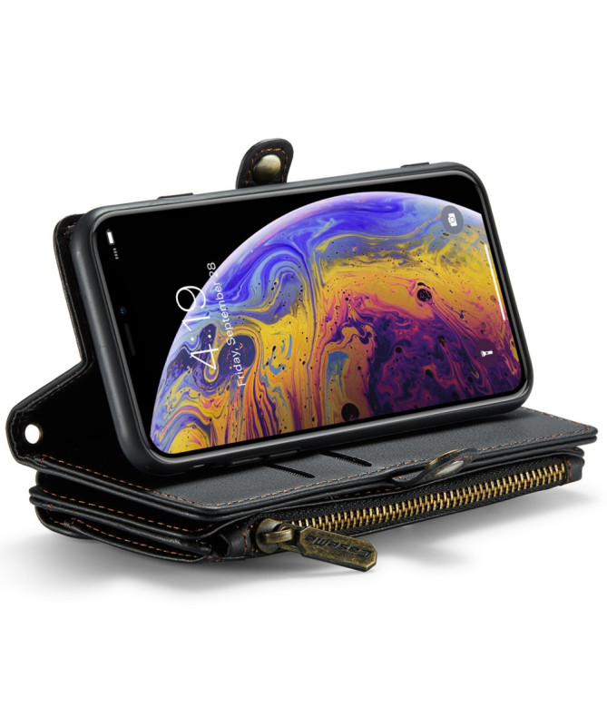 Housse iPhone X / XS Bandoulière avec Fermeture Zippée