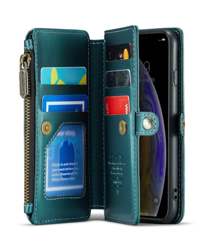 Housse iPhone X / XS Bandoulière avec Fermeture Zippée