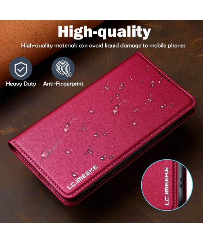 Housse Portefeuille Classique pour iPhone XS / X - Style et Fonction