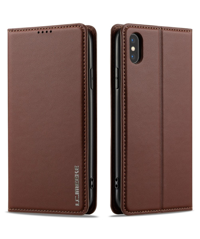 Housse Portefeuille Classique pour iPhone XS / X - Style et Fonction