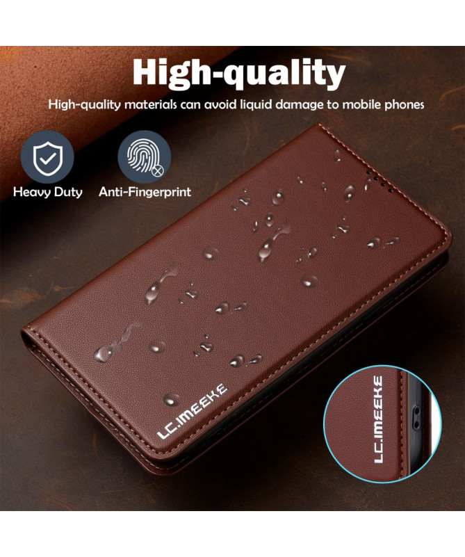 Housse Portefeuille Classique pour iPhone XS / X - Style et Fonction