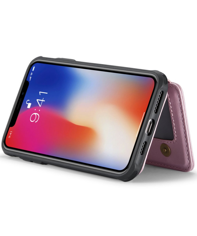 Coque iPhone X / XS 2-en-1 Détachable avec Porte-cartes et Support