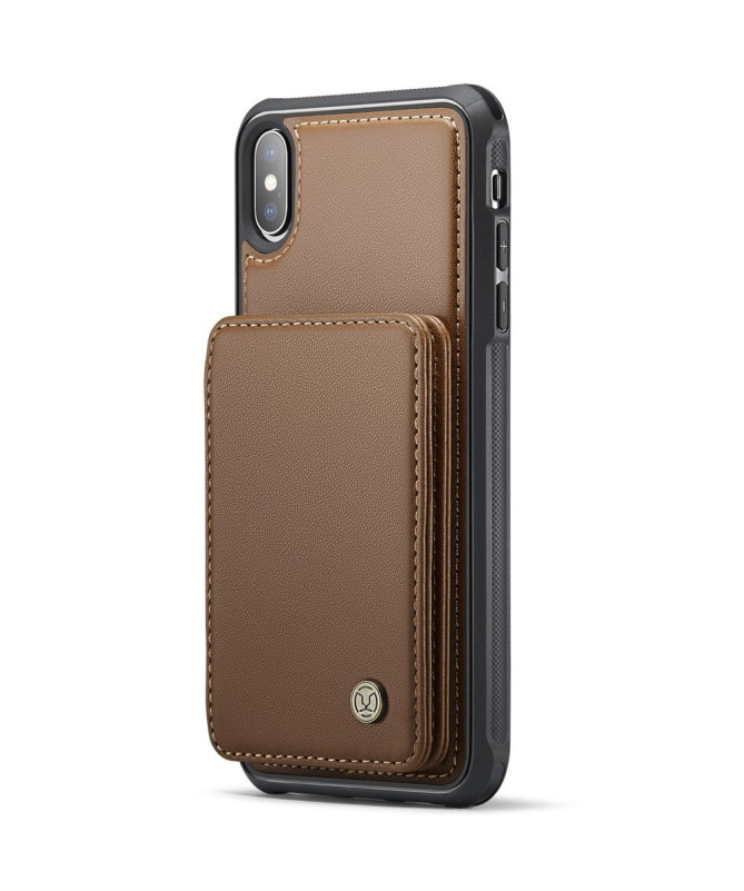 Coque iPhone X / XS 2-en-1 Détachable avec Porte-cartes et Support