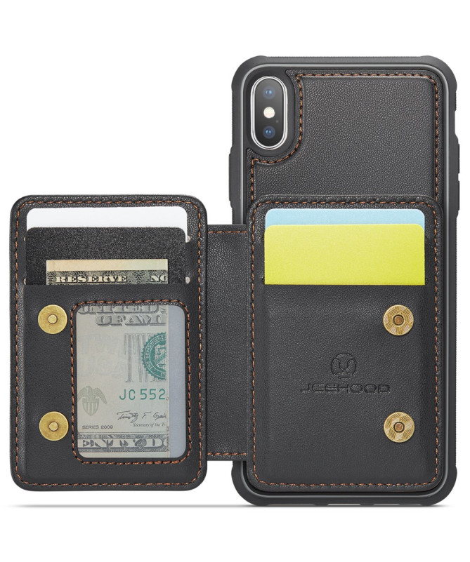Coque iPhone X / XS 2-en-1 Détachable avec Porte-cartes et Support