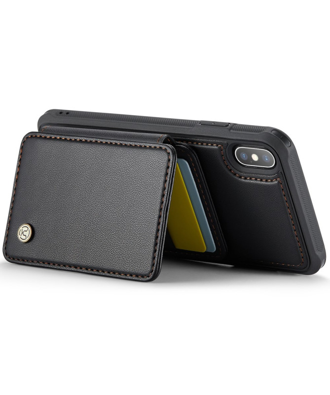 Coque iPhone X / XS 2-en-1 Détachable avec Porte-cartes et Support