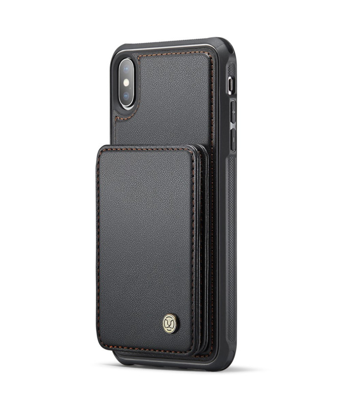 Coque iPhone X / XS 2-en-1 Détachable avec Porte-cartes et Support