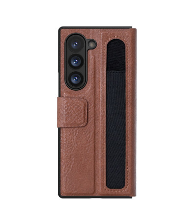 NILLKIN Étui Samsung Galaxy Z Fold 6 Stand Design Marron