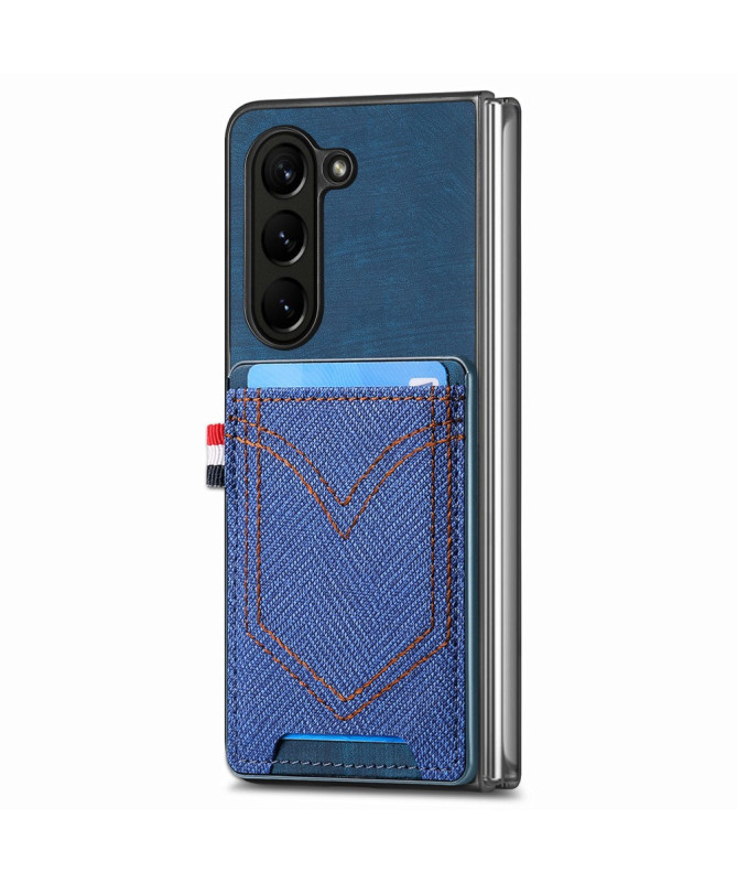 Coque Samsung Galaxy Z Fold 6 Texturée Denim