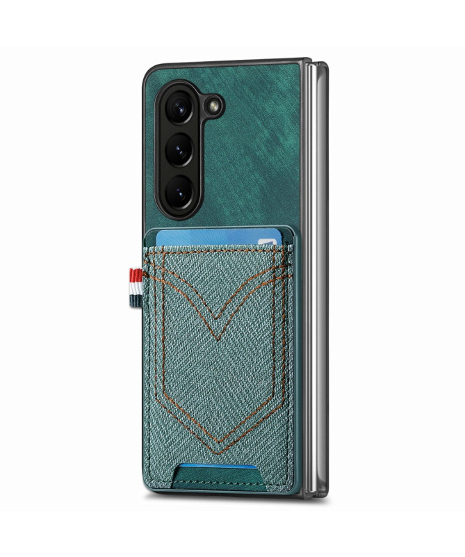 Coque Samsung Galaxy Z Fold 6 Texturée Denim