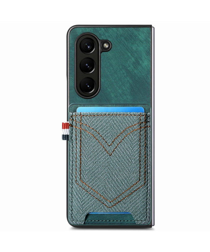 Coque Samsung Galaxy Z Fold 6 Texturée Denim