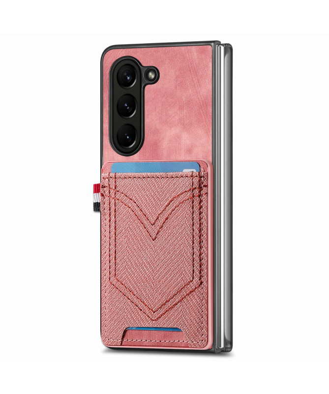 Coque Samsung Galaxy Z Fold 6 Texturée Denim