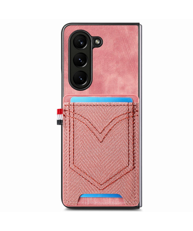 Coque Samsung Galaxy Z Fold 6 Texturée Denim