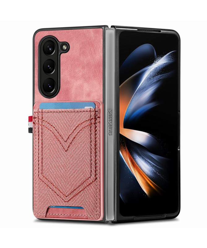 Coque Samsung Galaxy Z Fold 6 Texturée Denim