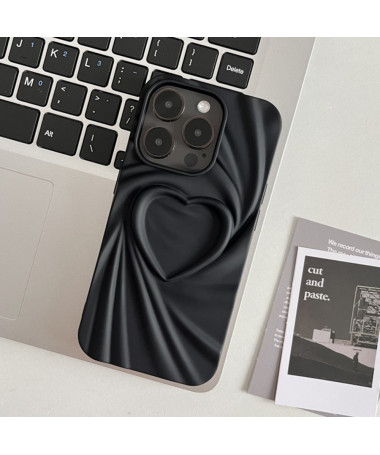 Coque iPhone 16 Pro  Heart Charm Noir - photo 7