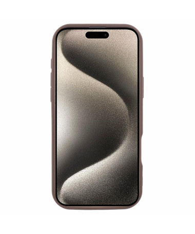 Coque iPhone 16 Pro silicone Precise Marron - photo 14