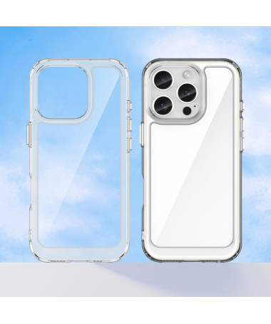 Coque iPhone 16 Pro Bumper Transparent Antichoc Transparent - photo 20