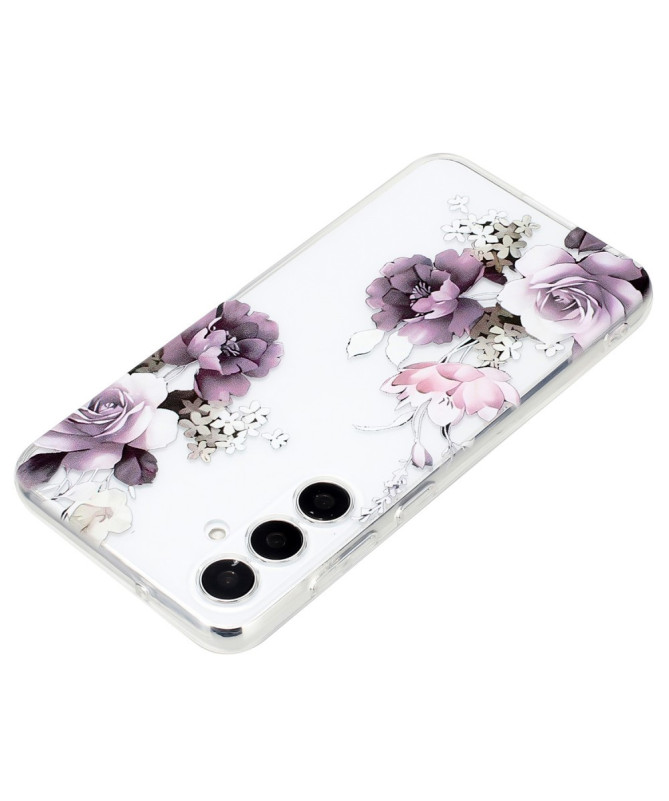 Coque Samsung Galaxy A55 5G Fleurs 3D Subtiles