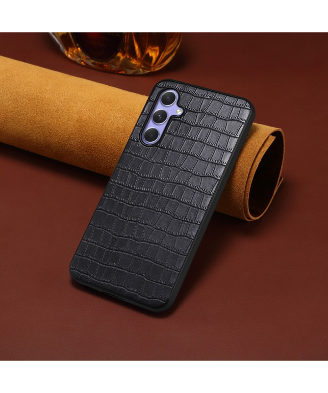 Coque Samsung Galaxy A55 5G Effet Peau Crocodile