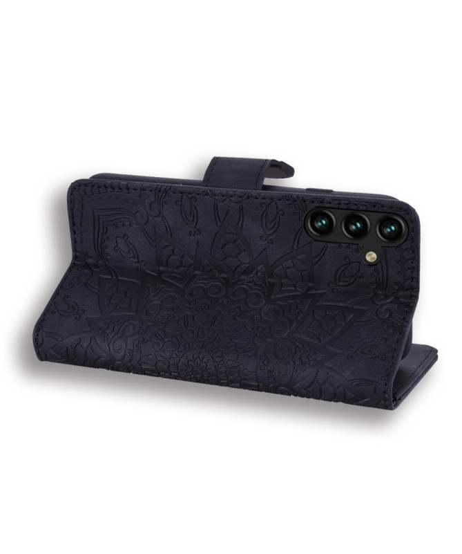 Housse Samsung Galaxy A55 5G Leïla fleur oriental