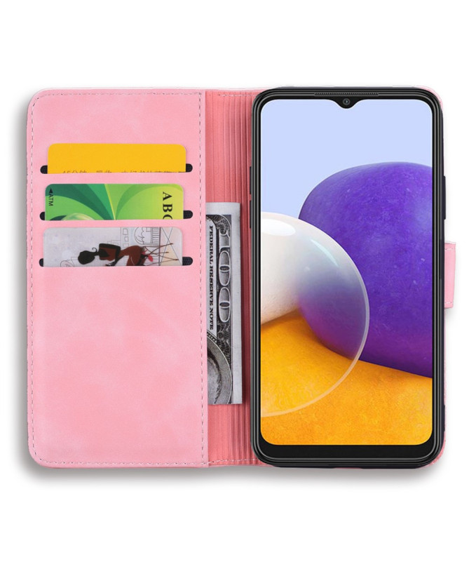 Housse Samsung Galaxy A55 5G Leïla fleur oriental