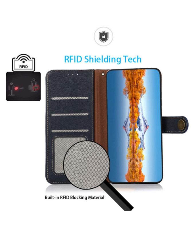 Housse Samsung Galaxy A55 5G KHAZNEH Classic en cuir