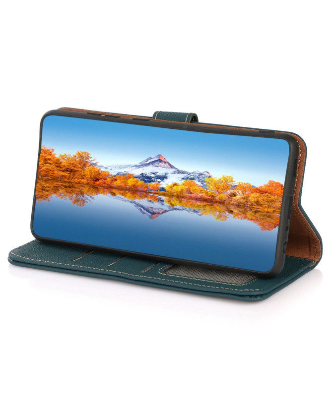 Housse Samsung Galaxy A55 5G KHAZNEH Classic en cuir