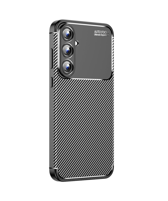 Coque Galaxy A55 5G, finition fibre de carbone