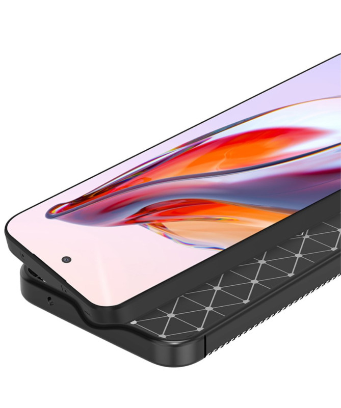 Coque Galaxy A55 5G, finition fibre de carbone