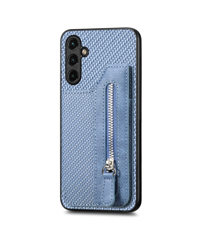 Coque Galaxy A55 5G avec porte-cartes et fermeture éclair intégrée