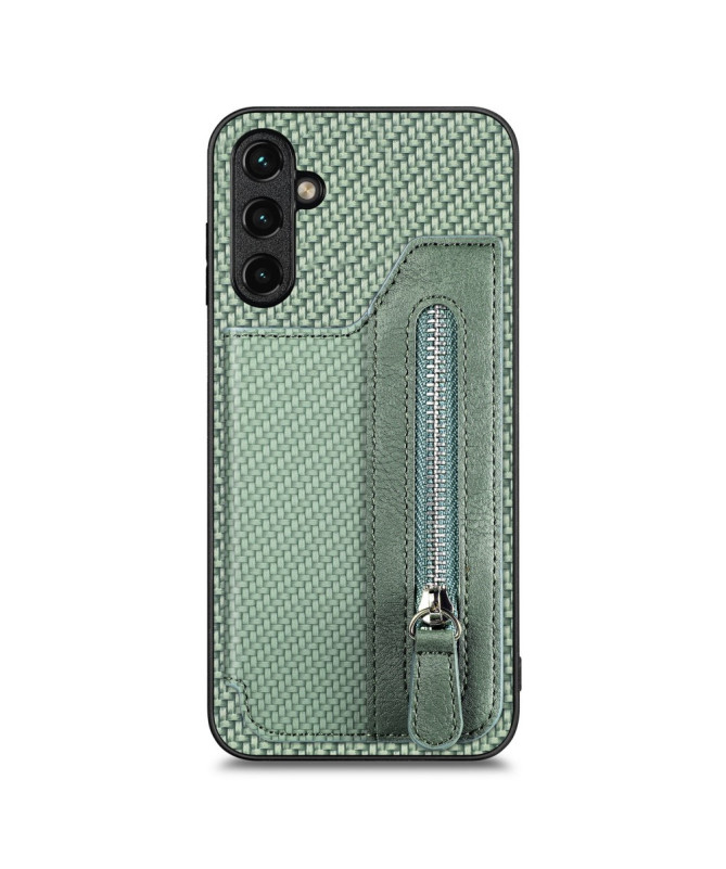 Coque Galaxy A55 5G avec porte-cartes et fermeture éclair intégrée