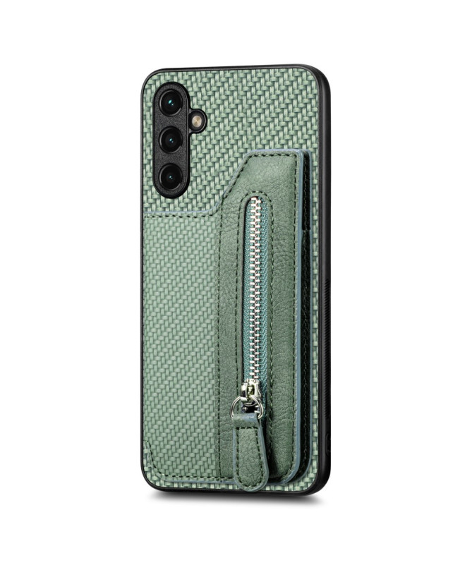 Coque Galaxy A55 5G avec porte-cartes et fermeture éclair intégrée