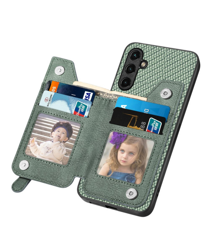 Coque Galaxy A55 5G avec porte-cartes et fermeture éclair intégrée