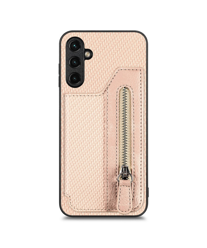 Coque Galaxy A55 5G avec porte-cartes et fermeture éclair intégrée