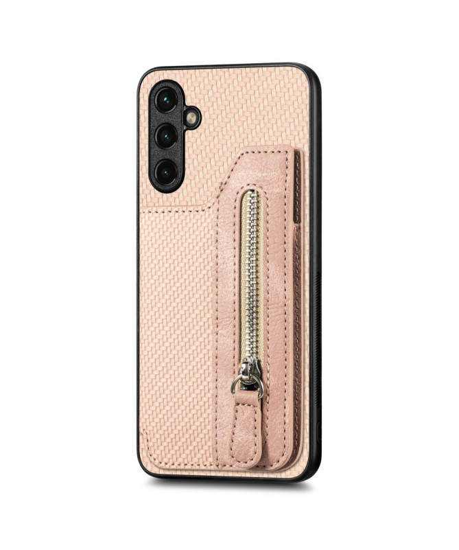 Coque Galaxy A55 5G avec porte-cartes et fermeture éclair intégrée